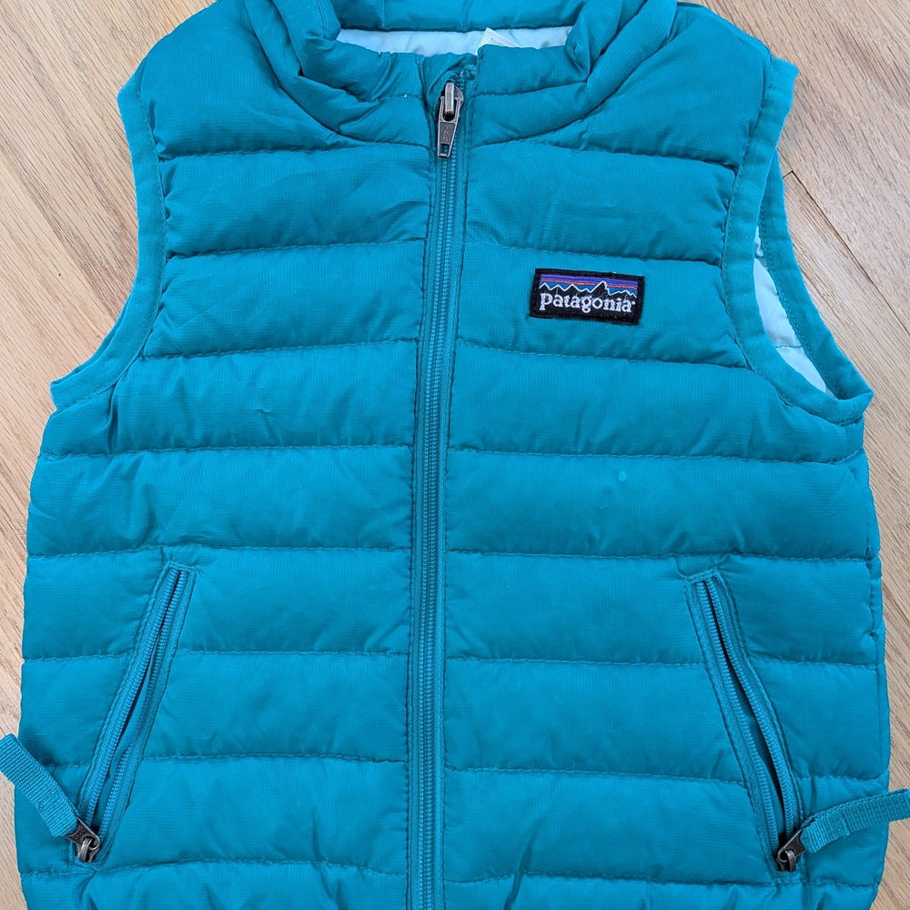 Patagonia Kids Vest in Teal